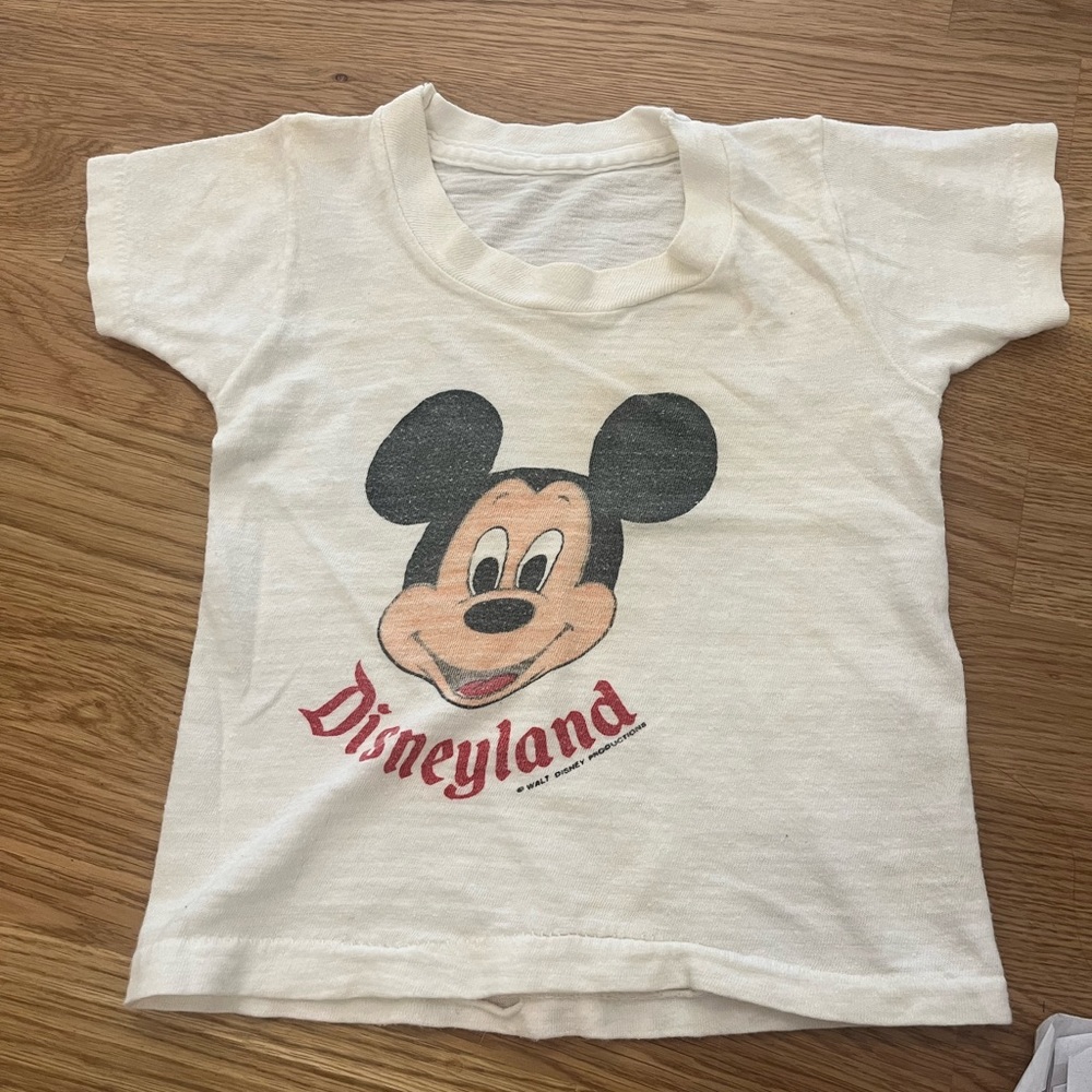 70s-80s kids vintage Mickey Mouse Disney single stitch T-shirt
